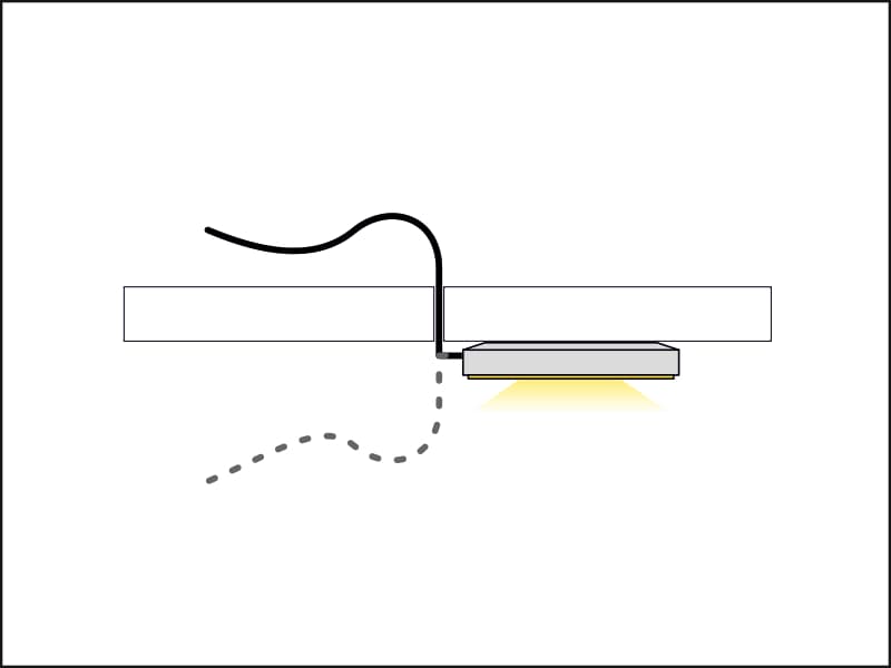 LED light SQUARE XL schema