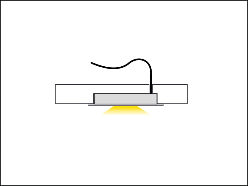 LED лампа КУИН без борд схема