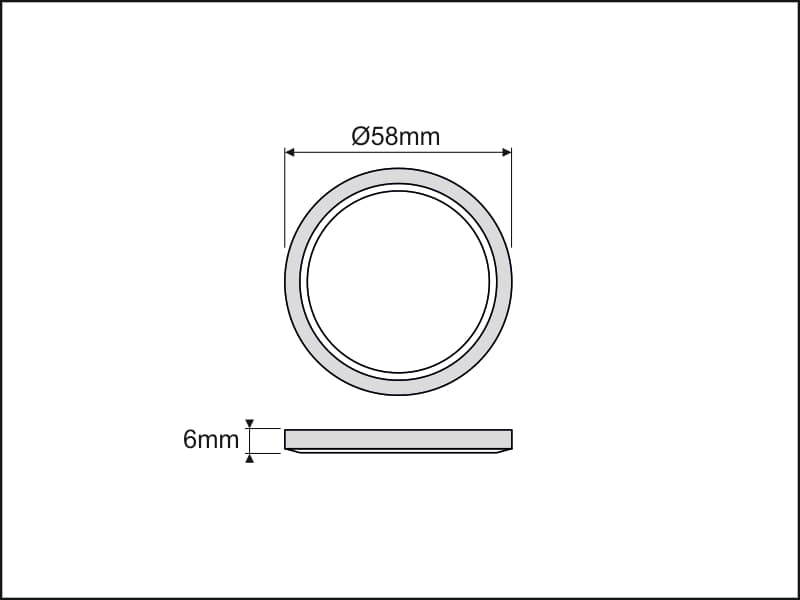 LED lamp ORBIT XL with switch schema
