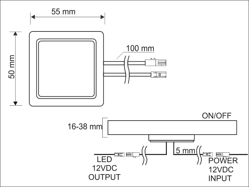 CS Switch 12V/12V - 36W schema