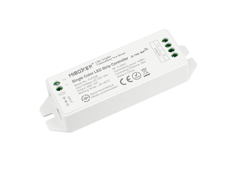 2.4GHz Single Color LED Strip Controller 12A/144W main image