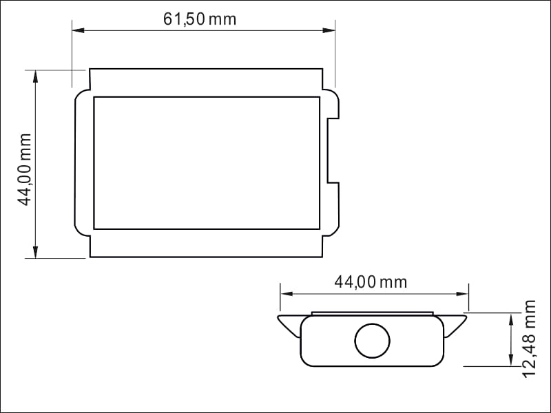 Time/temperature module with sensor schema