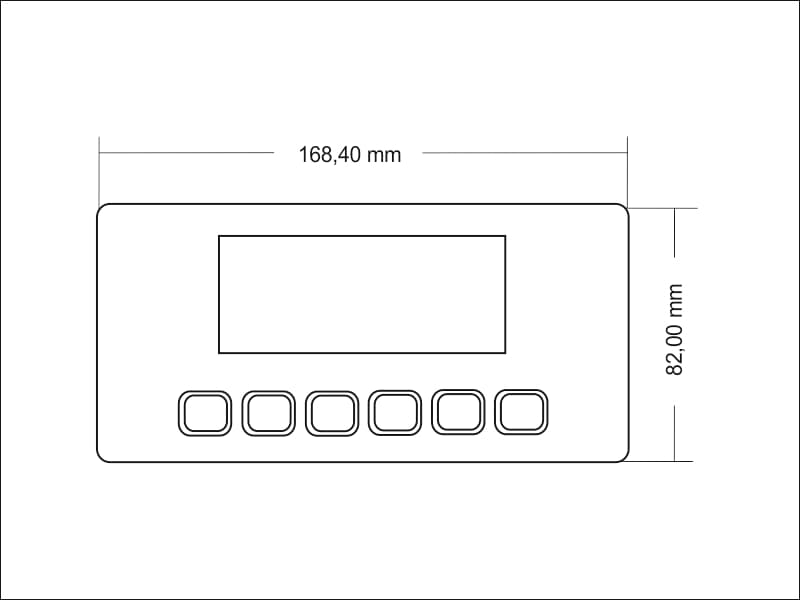 Touch controller 4-poles schema