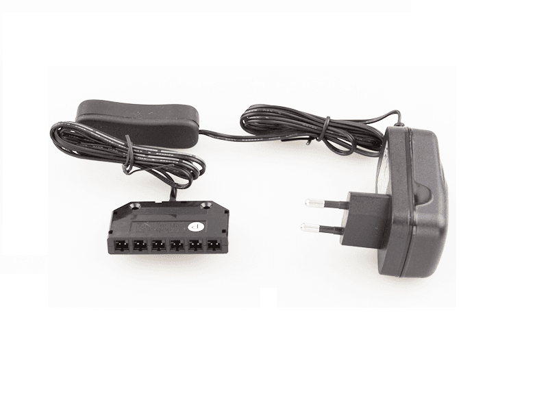 Power supply +switch + 6 slots socket ZAS 12V main image