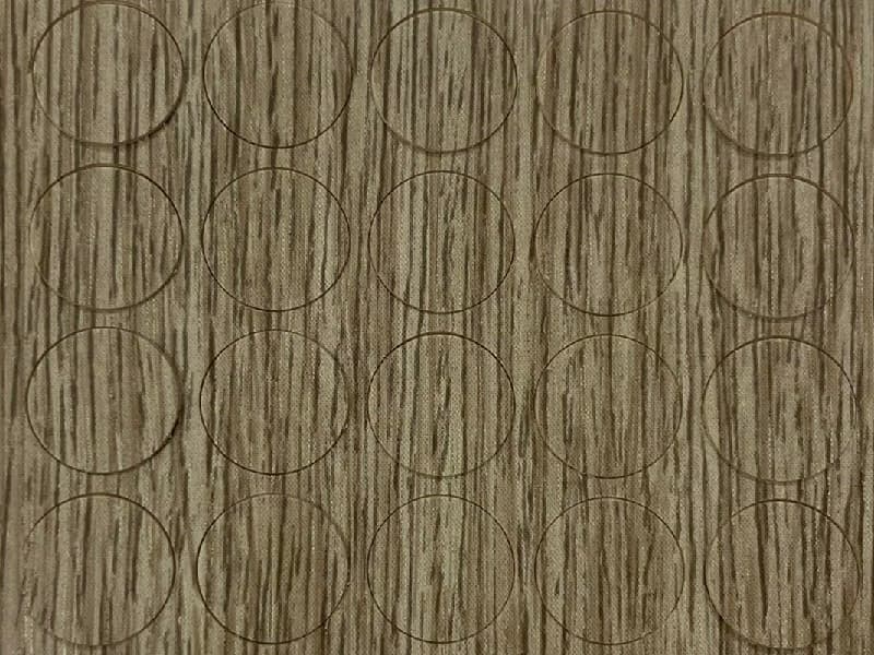 Raw Endgrain Oak – ABS furniture caps main image