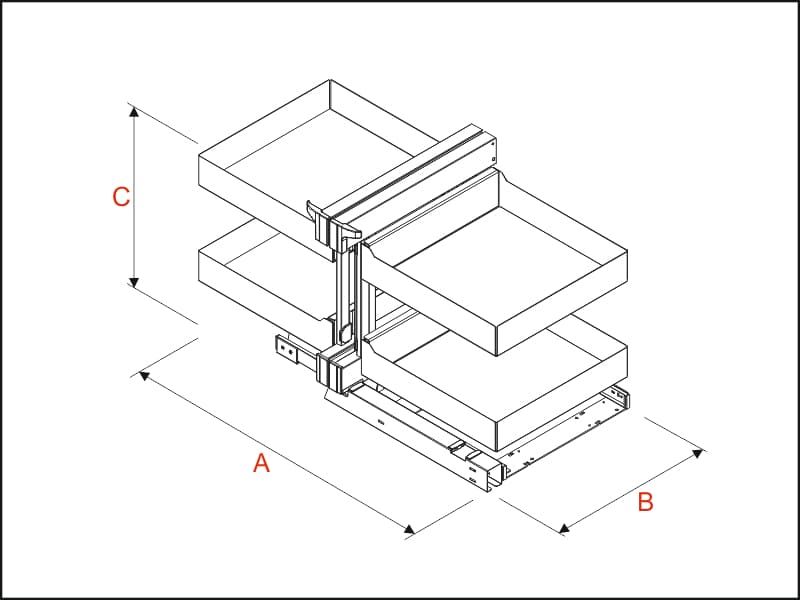 Corner MADGIC HYPER soft close schema