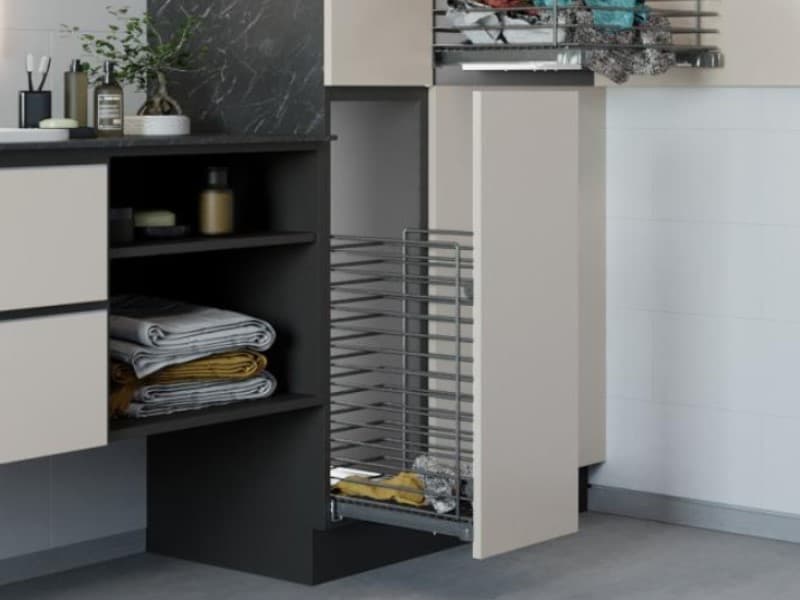 Laundry basket with front fixing-QUADRO main image