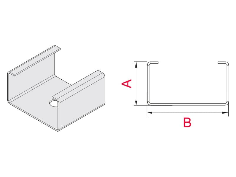 Mounting plate MLL-04 schema