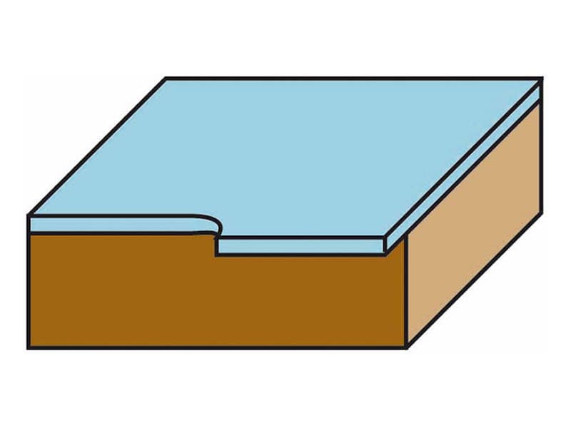 Hw trimming bits with ball bearing z=2 schema