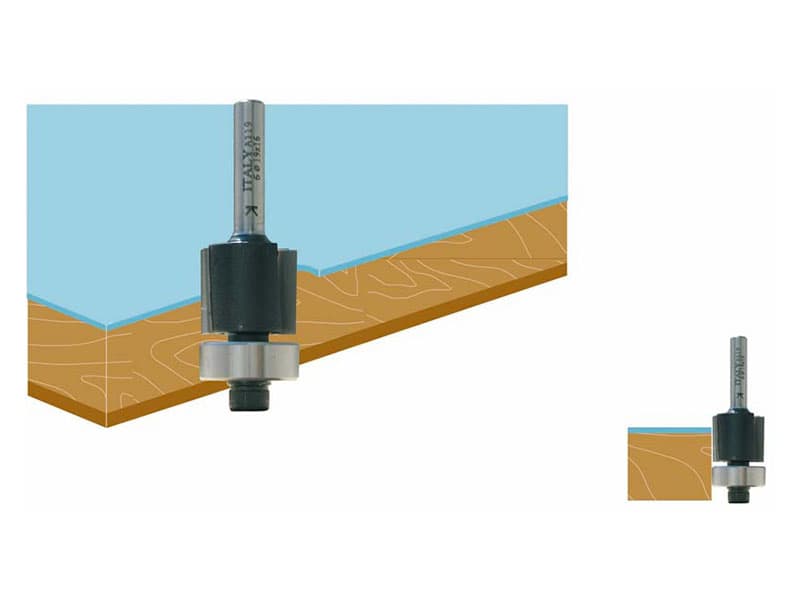 Hw trimming bits with ball bearing z=2 schema