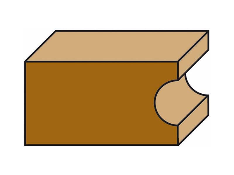 Hw edge-fluting bits with ball bearing guide z=2 схема