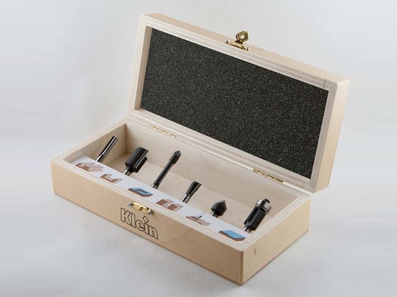 6 piece straight-dovetail insert router bits “starter set” снимка