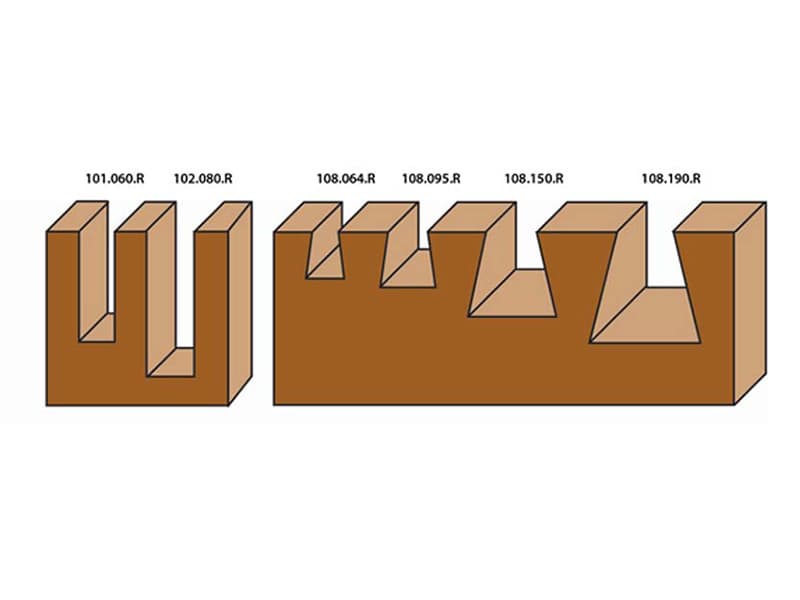 6 piece dovetail bits “starter set” схема