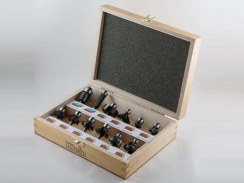 12 piece profile insert router bits “advanced set” main image