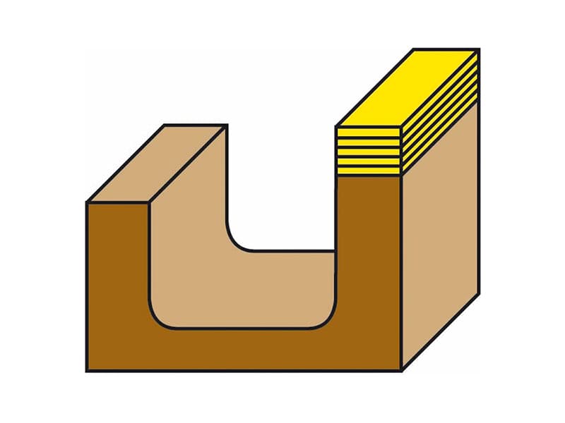Bowl and tray hw bits with upper ball bearing z=2 schema