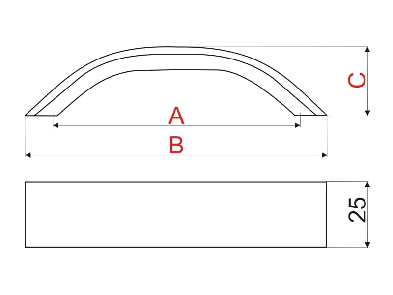 Furniture handle WPY337 schema