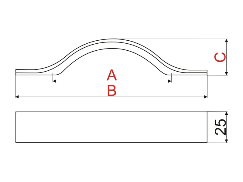 Furniture handle WPY319 schema