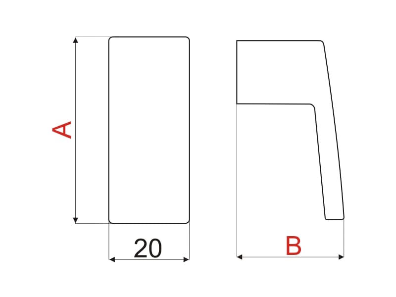 Мебелна дръжка GS24 схема