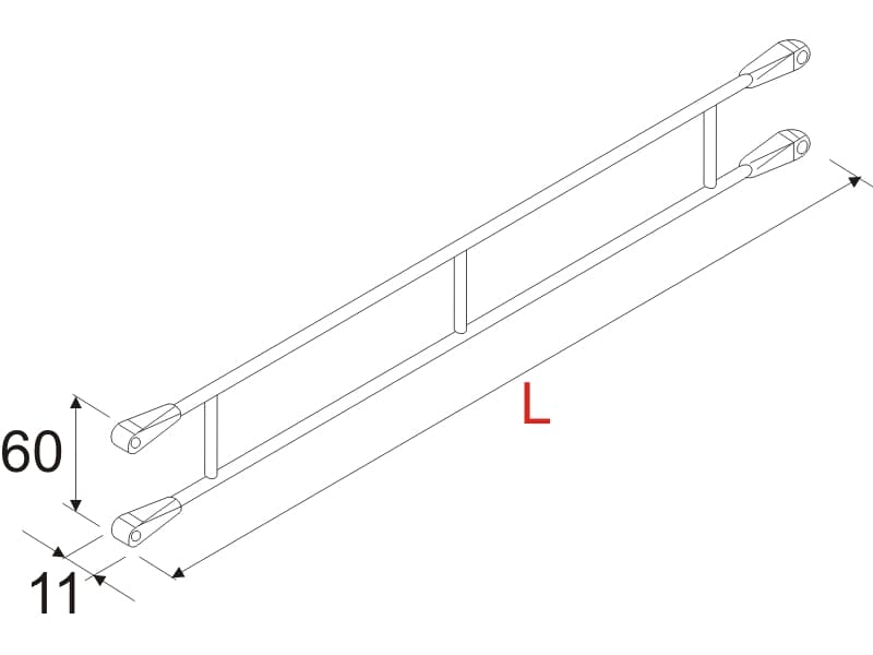 Longitudinal divider for MAXIMA EVO schema
