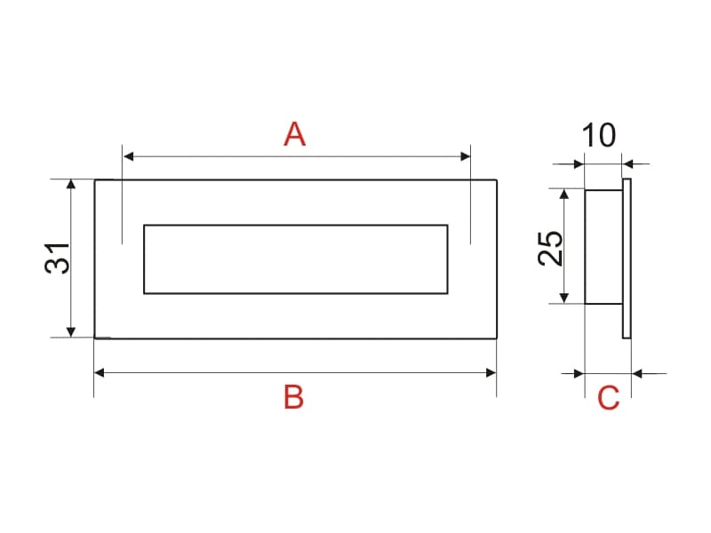 Furniture handle MD13 schema