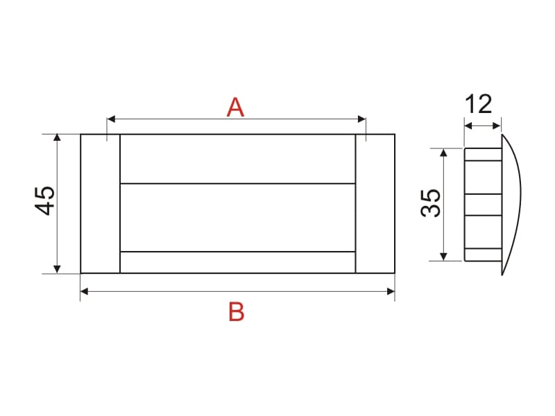Furniture handle UA08 schema