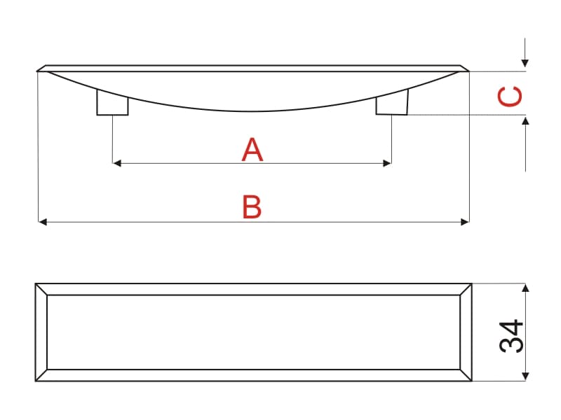 Furniture handle MD11 schema