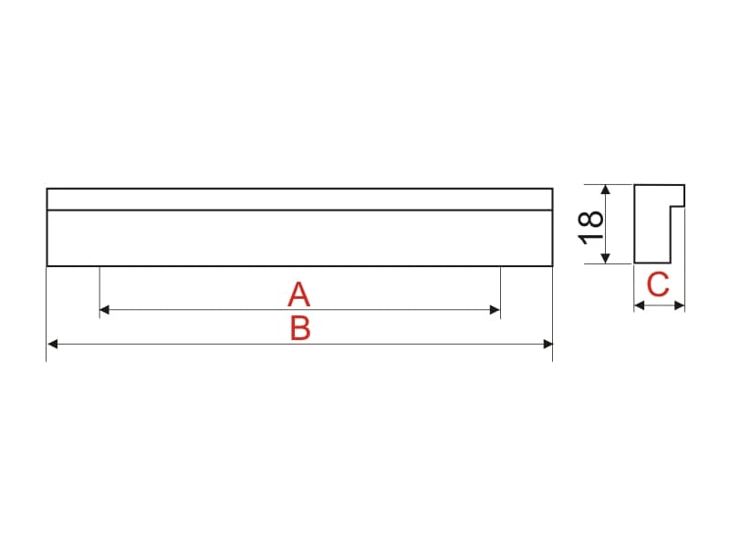Furniture handle UX02 schema