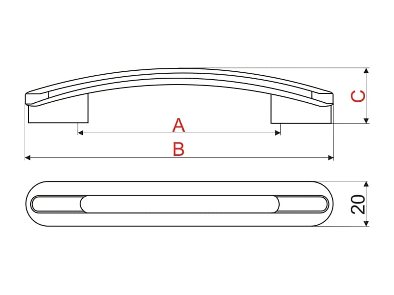 Furniture handle UX11 schema