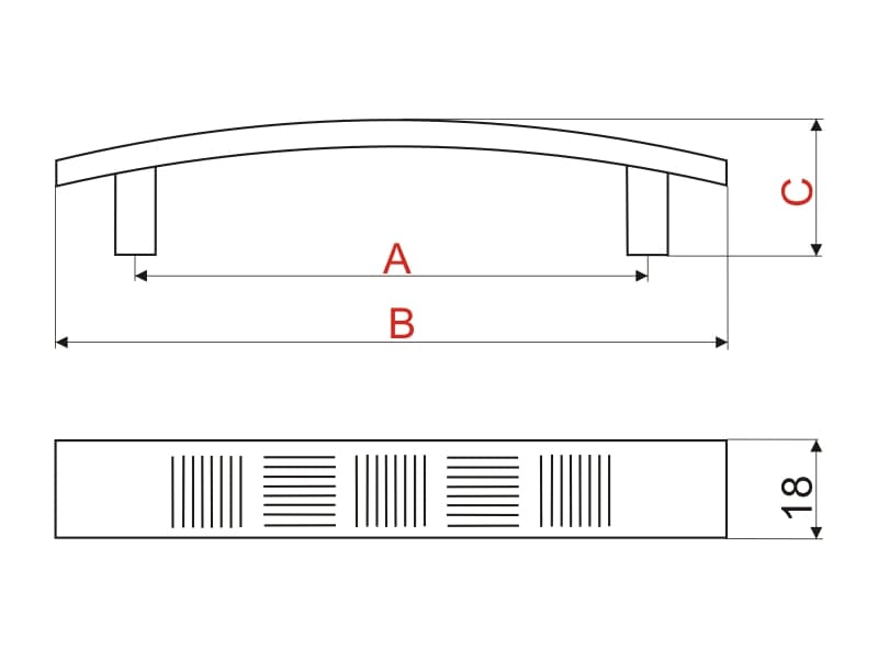 Furniture handle UX12 schema