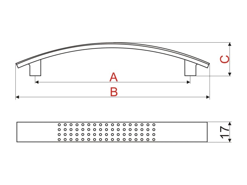 Furniture handle UX87 schema