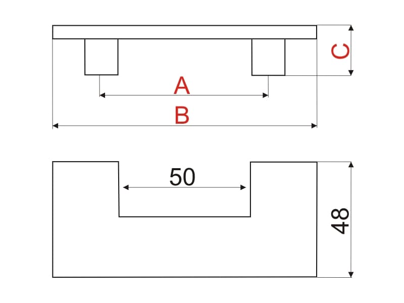 Furniture handle 1-802 schema