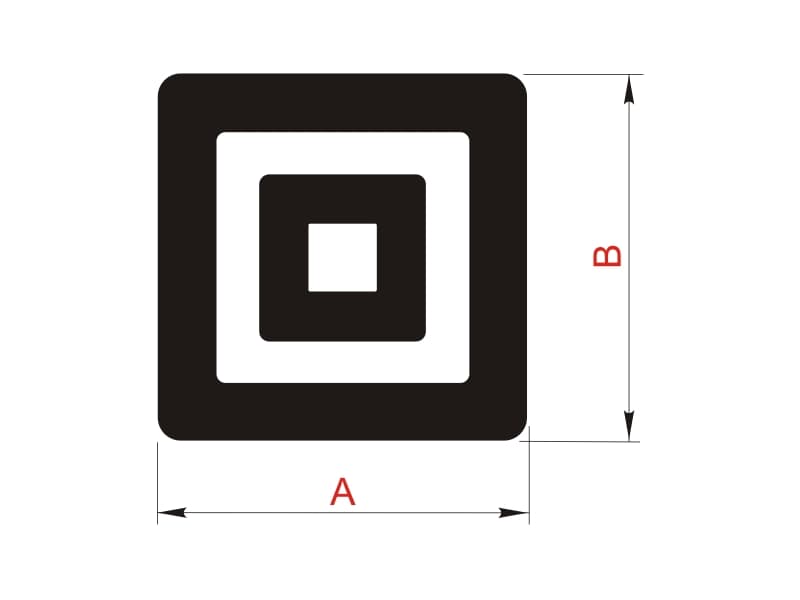 Furniture handle SQUARE schema