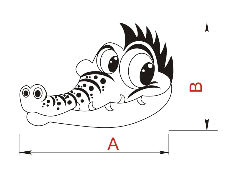 Furniture handle CROCODILE schema
