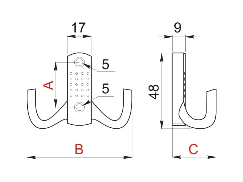 Hanger K2305B schema