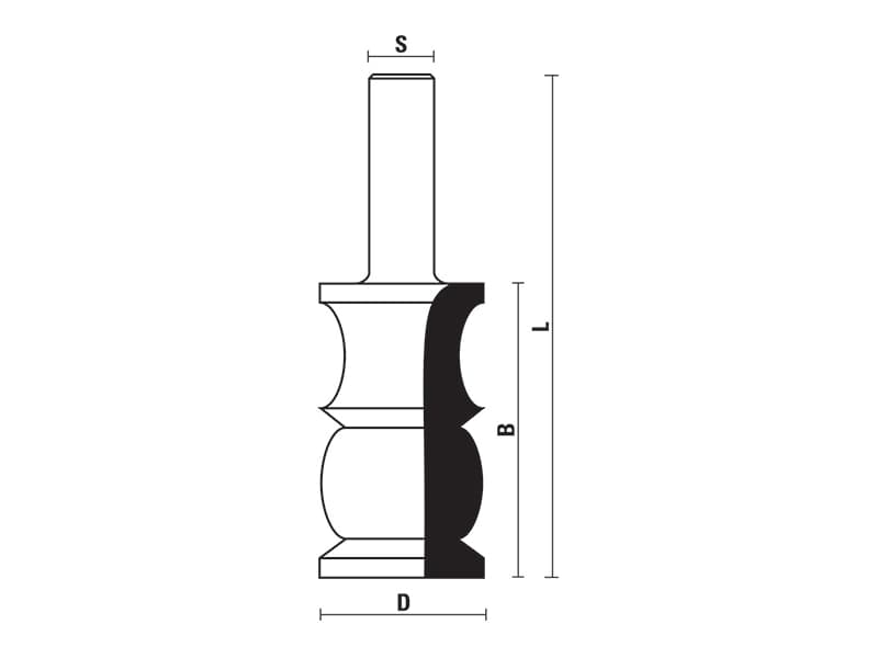 Hw crown moulding bits z=2 schema