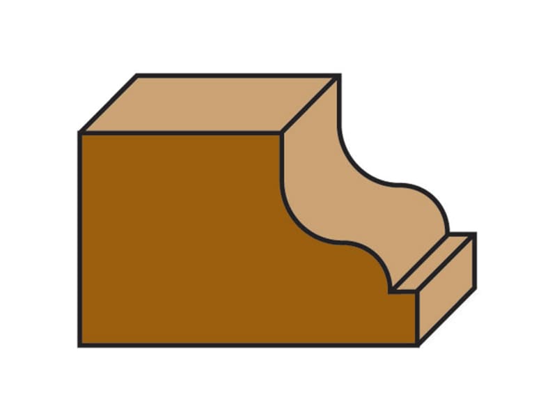Hw flat sunk bead bits z=2 schema