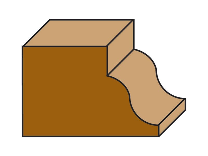 Hw roman ogee bits with ball bearing guide z=2 схема