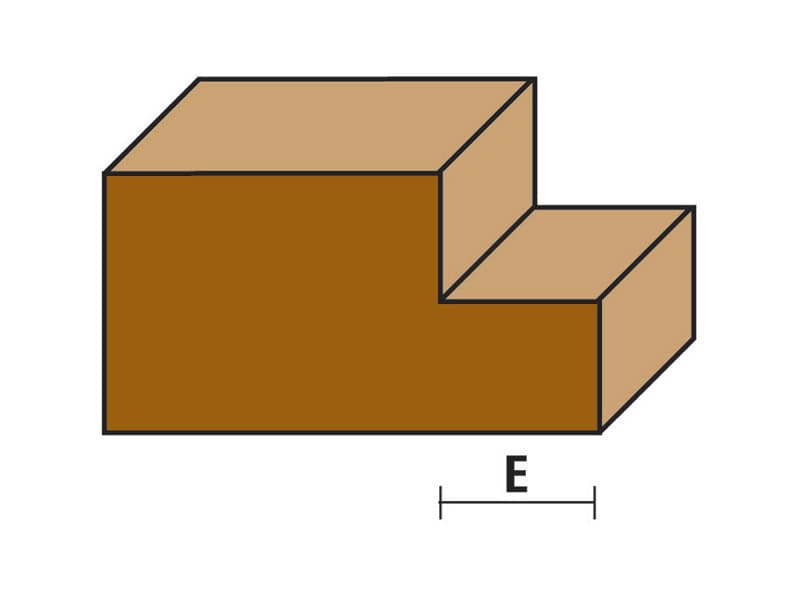 Hw rabbeting bits with ball bearing guide z=2 схема