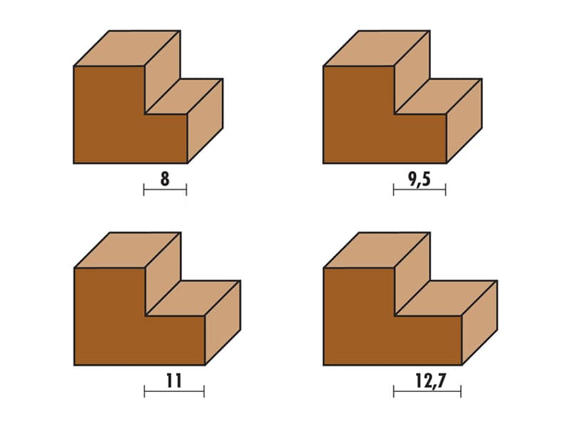 Hw rabbeting bits with ball bearing guide z=2 схема