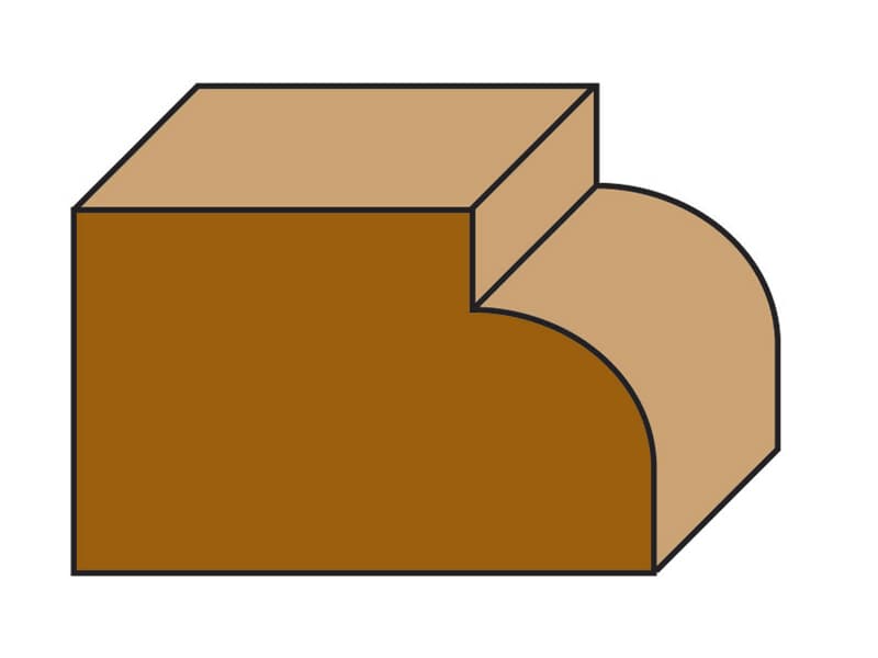 Hw corner rounding bits with ball bearing guide z=2 схема