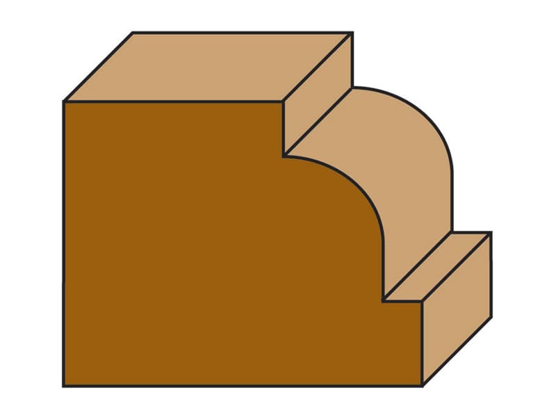 Hw corner rounding bits with ball bearing guide z=2 схема