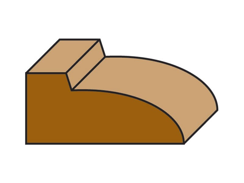 Hw handrail-table edge bits with ball bearing guide z=2 схема