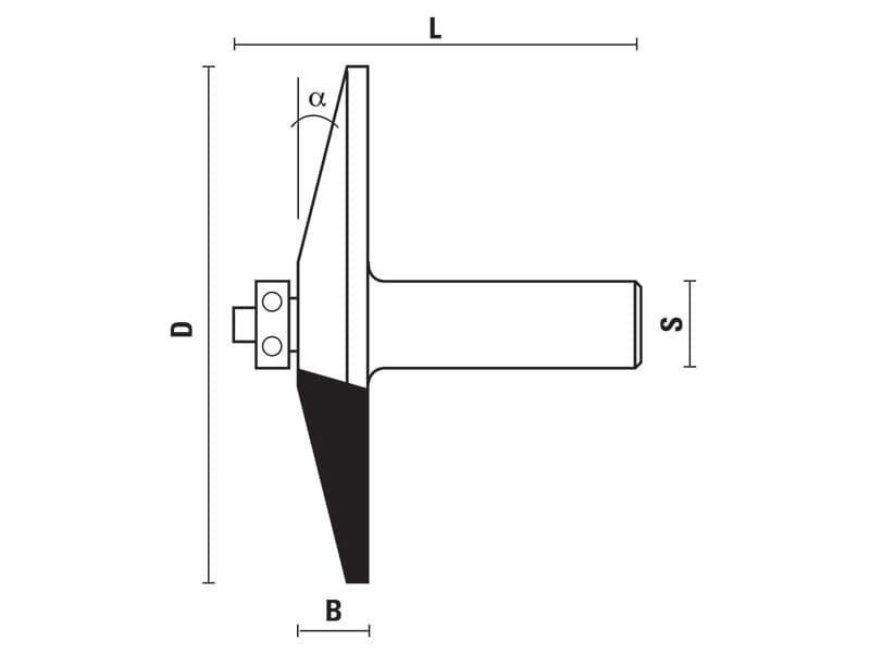 Hw raised panel bits with ball bearing guide z=2 схема
