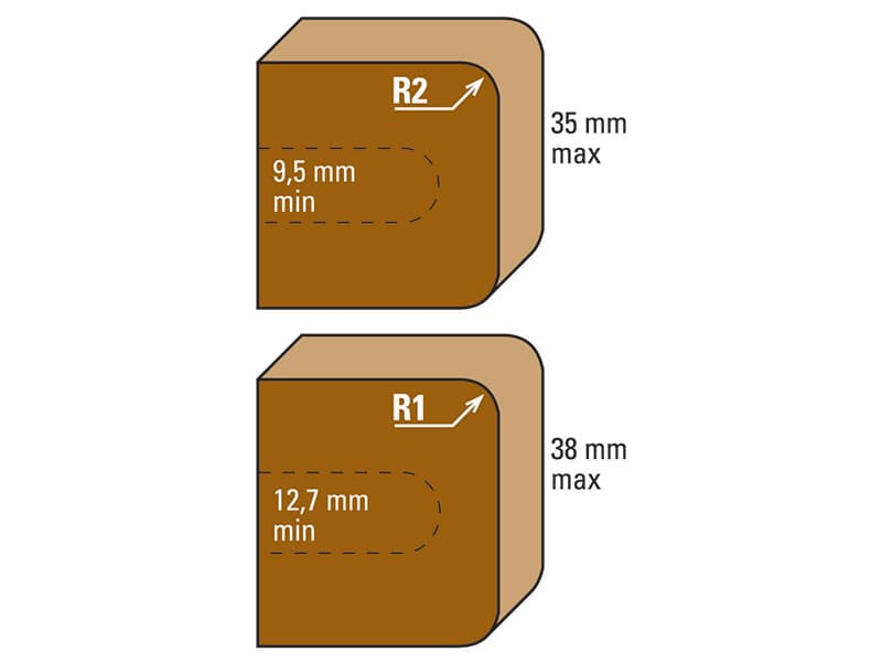 Hw double corner round assembly with ball bearing guide z=3 schema