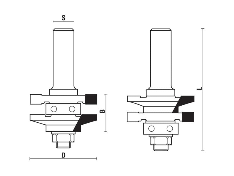 Hw stile and rail assembly with ball bearing guide z=2 schema