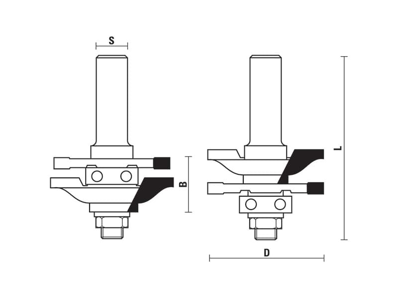 Hw stile and rail assembly with ball bearing guide z=2 schema