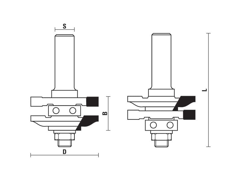 Hw stile and rail assembly with ball bearing guide z=2 schema
