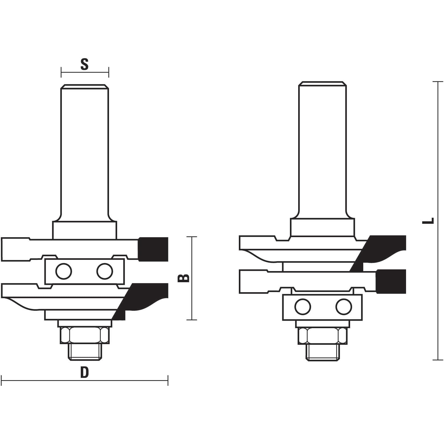 Hw stile and rail assembly with ball bearing guide z=2 schema
