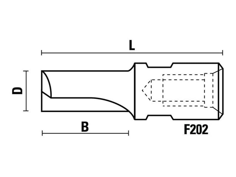 Hw/hs straight plunge cutting bits for “elu” z=2 schema
