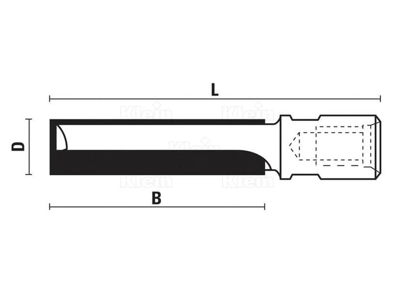 Hw straight plunge cutting bits for “elu” z=2 schema